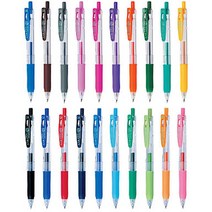 제브라 사라사 클립 중성펜 sarasa 0.3 0.4 0.5mm, 0.4 BK블랙