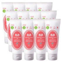 비앤비 베이비 오랄크린 겔타입 치약 2단계 포도향, 40g, 12개