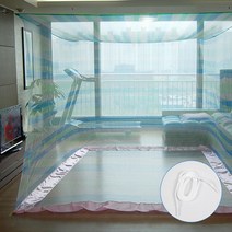 리빙플러스 투톤 1~2인용(중) 사각모기장