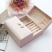 약혼반지 결혼예물 악세사리 주얼리 보관 나비 보석함, 1, 베이비블루