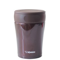 조지루시 보온죽통 0.36L SW-GA36 써모스/코끼리표/텀블러/보온보냉병, 너트브라운, 360ml