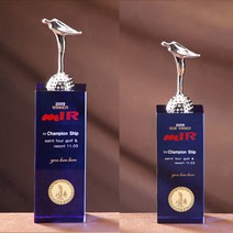 꿈의트로피 크리스탈_사람(블루)