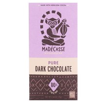 마데카스 퓨어 다크 초콜릿 글루텐 프리 비건, 75g, 1개