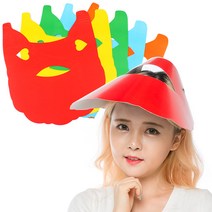 파티쇼 (단체응원용종이모자)응원용품 종이썬캡 파티모자