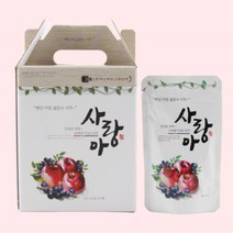 영주마실 무농약 아로니아 아로니아즙 사과즙, 30팩, 80ml