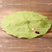 하율공방 고급 모시 전통 꽃방울 연잎 밥상보, 1개