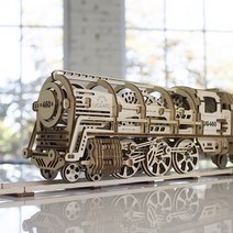 RC야놀자 유기어스 증기기관차 목재 조립 모형, 본제품구매