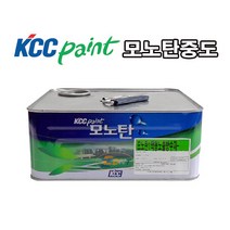 KCC페인트 모노탄중도 4kg, 녹색