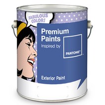 노루페인트 외부용 프리미엄 수성페인트 팬톤페인트 1L 익스테리어, 무광 19-3737 Heliotrope