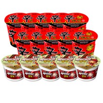 농심 신라면 10p + 짜파게티 5p 컵라면 세트, 1세트