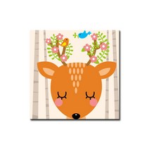 DIY캔버스페인팅 명화그리기, C29_사랑의 꽃사슴