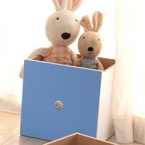 트리퍼니 내맘대로 꾸미는 컬러 2단 1500 책장, 박스추가/블루