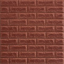 쿠셔니 파벽돌 폼블럭 19색상 71x77cm, 레드브라운, 1개