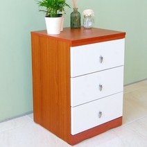 리더스퍼니처 400 2~5단 서랍장(열쇠), 3단(체리화이트)
