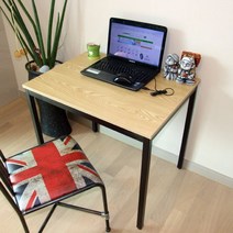 다인가구 빈티지 스틸책상 컴퓨터책상 PC책상 조립식책상 초등학생책상 학생책상 독서실책상 게이밍책상 식탁/입식테이블, 7)800내츄럴