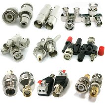 더블스피드 BNC RCA 동축 CCTV 카메라 안테나케이블 연결 젠더 커넥터, AK0034