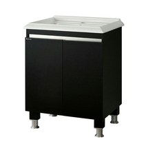 A6마트 블랙욕실하부장 당일발송, 블랙, 1개