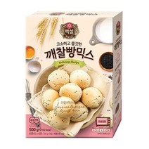 CJ 오븐용 깨찰빵믹스 500g(묶음), 500g, 2개입