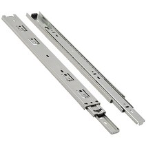 디데이마트 서랍레일 서랍장레일 옷장레일 가구레일 백색레일 2단레일 3단레일 구슬레일 볼레일 수납장 싱크대 레일 씽크대 주방 밥솥레일 렌지대레일 책상 광폭 댐핑 댐퍼 고하중 철레일, 선택5)3단 35mm레일/350mm(2개1조), 2개