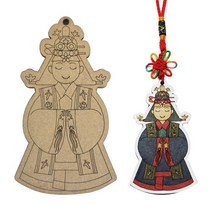 색지청 한국민속의상 우드아트, 108조선(적의)