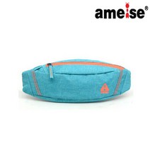 운동 등산 힙색 스마트폰 휴대폰 물병 허리 가방 슬링백, 파스텔힙색(스카이)