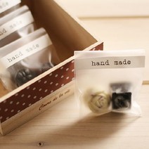 쿡앤베이크 접착비닐 작은소 불투명 (용량선택), 400장, 400개