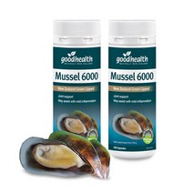 굿헬스 초록입홍합 6000mg 100캡슐 2통 / Goodhealth Mussel 6000, 2개