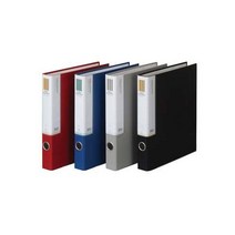 문화산업 이코노웹 합지 3공 D링바인더 A4 (5cm B849-71), 흑색, 1개