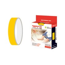좋은라벨 제본 테이프 25mm x 10M, 노랑