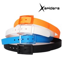 X스파이더스 펀칭 실리콘 벨트, 실리콘 펀칭벨트 (블랙)