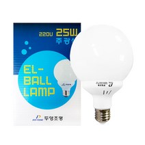 두영조명 삼파장 볼전구 25W ELB25EX-D ELB25EX-L, 전구색