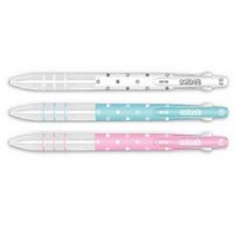 자바 3공바디(50%할인) 3색 셀렉트 중성펜 세트 0.5mm, 빨강리필, 10개