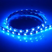 삼항LED 고급형 5050 3칩 LED바 - (10cm당 가격), 24V용-검띠/블루LED(10cm당)