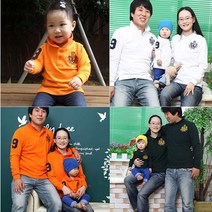 이솝스토리 긴팔가족티 패밀리룩 단체티 가족사진