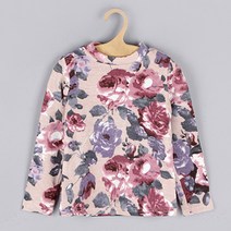 노블엔젤 꽃무늬 여아티셔츠 No 540