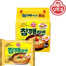 취향존중 오뚜기 봉지라면의 모든것 멀티팩, 참깨라면(5개입)