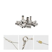 위드금창 액자걸이 슬리브 액자레일 부속 터미널 와이어, 4.0mm (25개)