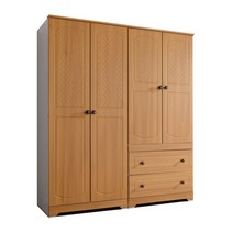 케이컴퍼니 첼로1600(옷장 이불장+투서랍장) 6자장롱세트, 아카시아(이불장+투서랍장)