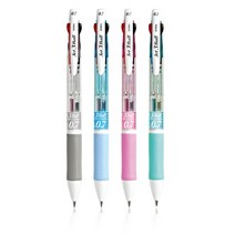 [자바] 제트3볼 0.7mm 3색볼펜 유성펜 1개입, $EQ3_제트3볼 0.7mm - 화이트바디