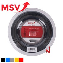 MSV 테니스스트링 포커스 헥스 1.18mm [200M] 5가지색, SB