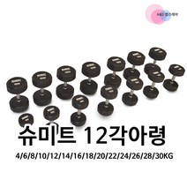 슈미트 12각아령, 블랙, 8kg