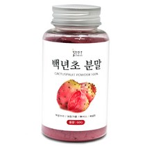 백년초분말(국산) 60g(플라스틱통) 100% 백년초 제주 선인장 열매 분말 선식 반죽 제빵 건강, 1개