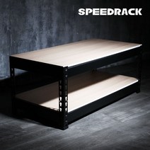 스피드랙 인더스트리얼 조립식 TV거실장, 10.가로1500x깊이x400x높이420(mm) / 화이트프레임