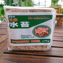 [용이네화원] 34. 수태 75g 난초전용 분갈이 흙 식물영양제 걸음 개화촉진제 농원