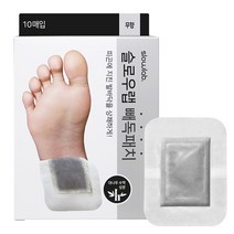 슬로우랩 빼독패치 무향10매입 수액시트 발패치 풋팩, 10매입