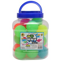 키즈미소 중형 탱탱볼세트(한통24개) 탱탱볼 미니탱탱볼, 1통