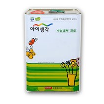 삼화페인트 아이생각 수성내부프로 친환경페인트 18L 무광, 0069A