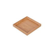 정사각 나무 원목 트레이 심플 쟁반 4가지 크기, 2호(17cm)