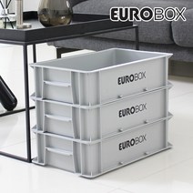 EUROBOX 다용도정리함 그레이 CUBE, 1개