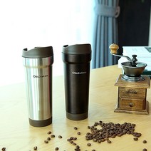 [저자닷컴] 오슬로 스텐진공 텀블러 450ml 브라운 메탈